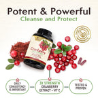 Nature's Nutrition Cranberry Pills Supplement 500mg Per Serving