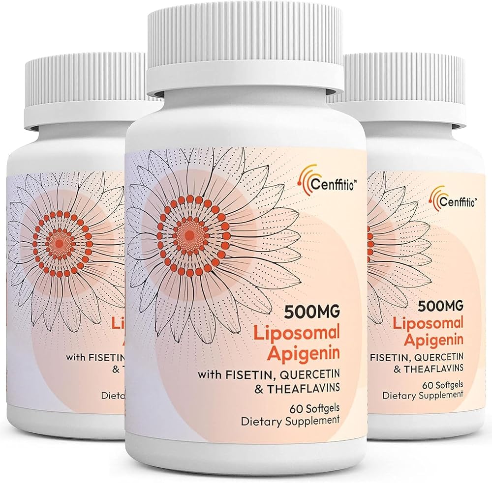 Cenffitio Liposomal apigenin 500mg Softgels - Optimal Apigenin - image 4