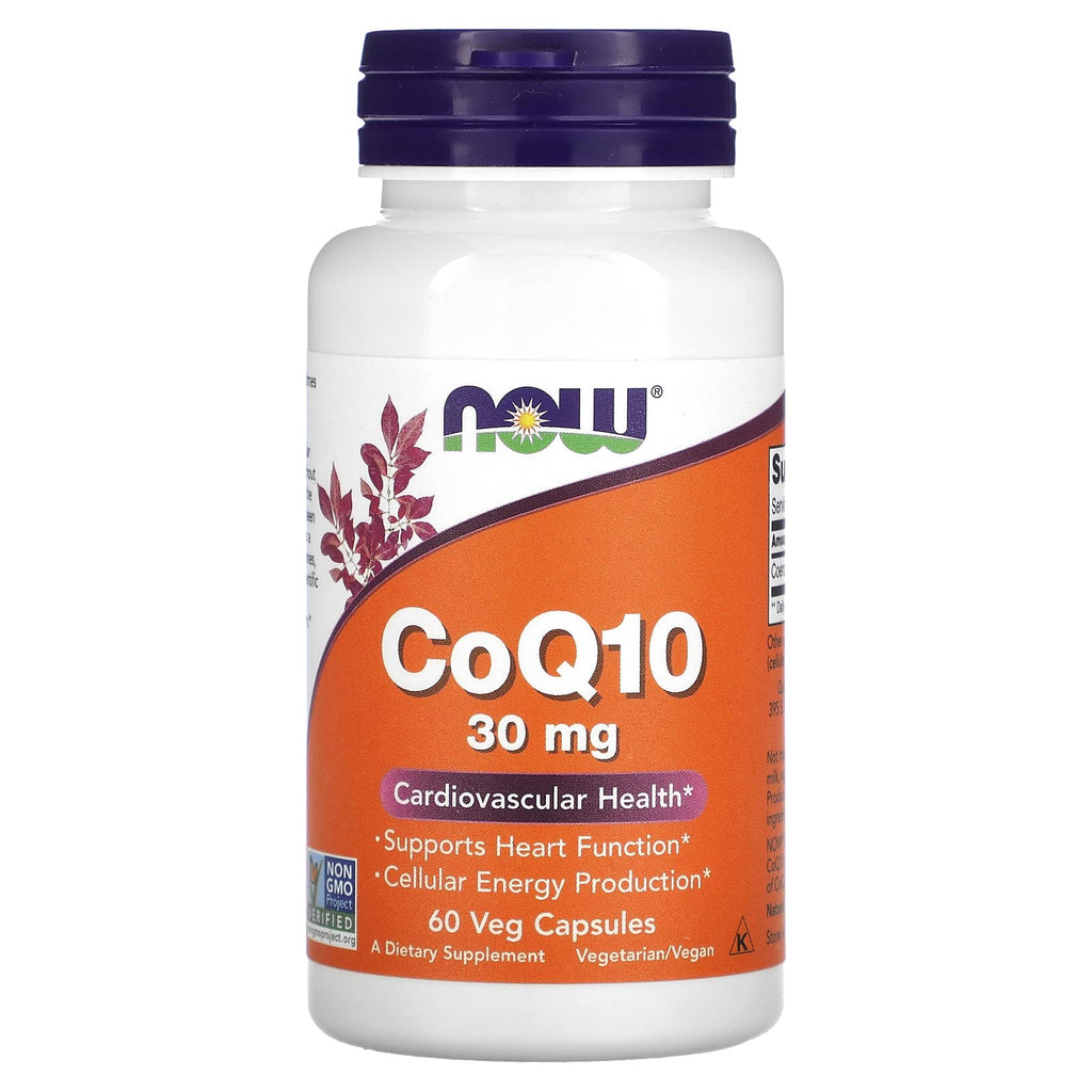 Now Foods Co Q10 30mg - 60 Vegetarian Capsules