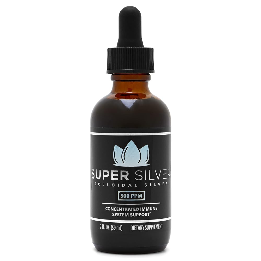 Super Silver 500 PPM Colloidal Silver - 2 Fl Oz