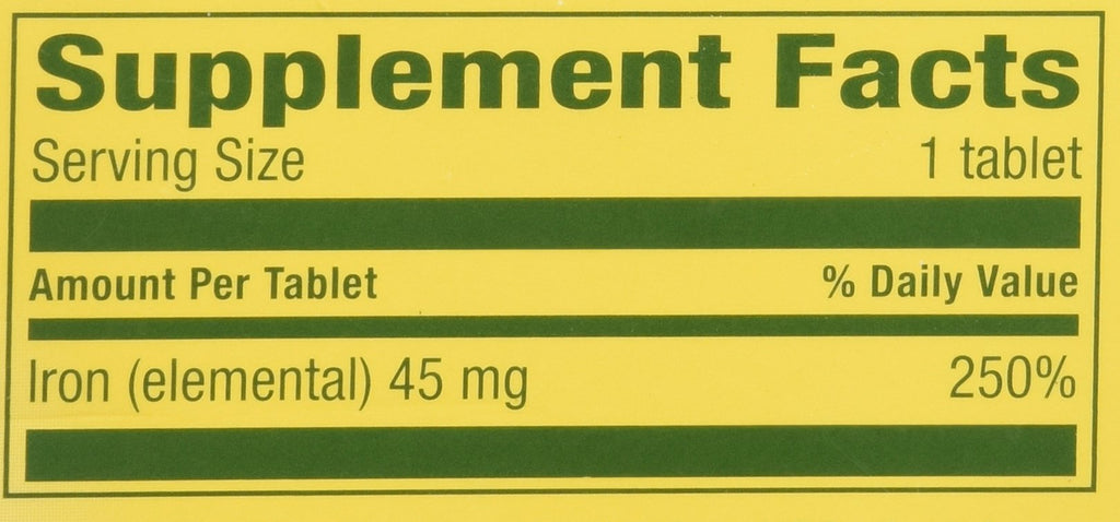Spring Valley Slow Release Iron - 30 Tablets - image 3