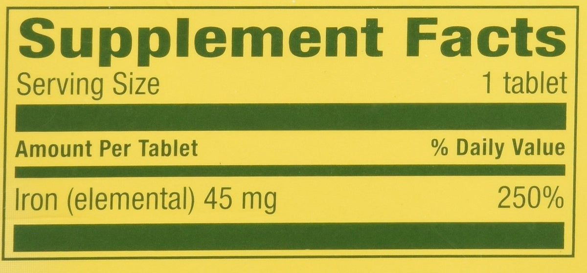 Spring Valley Slow Release Iron - 30 Tablets - image 3