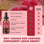 JIANKYTZ Cortisol Liquid Drops for Women - Balanced Cortisol
