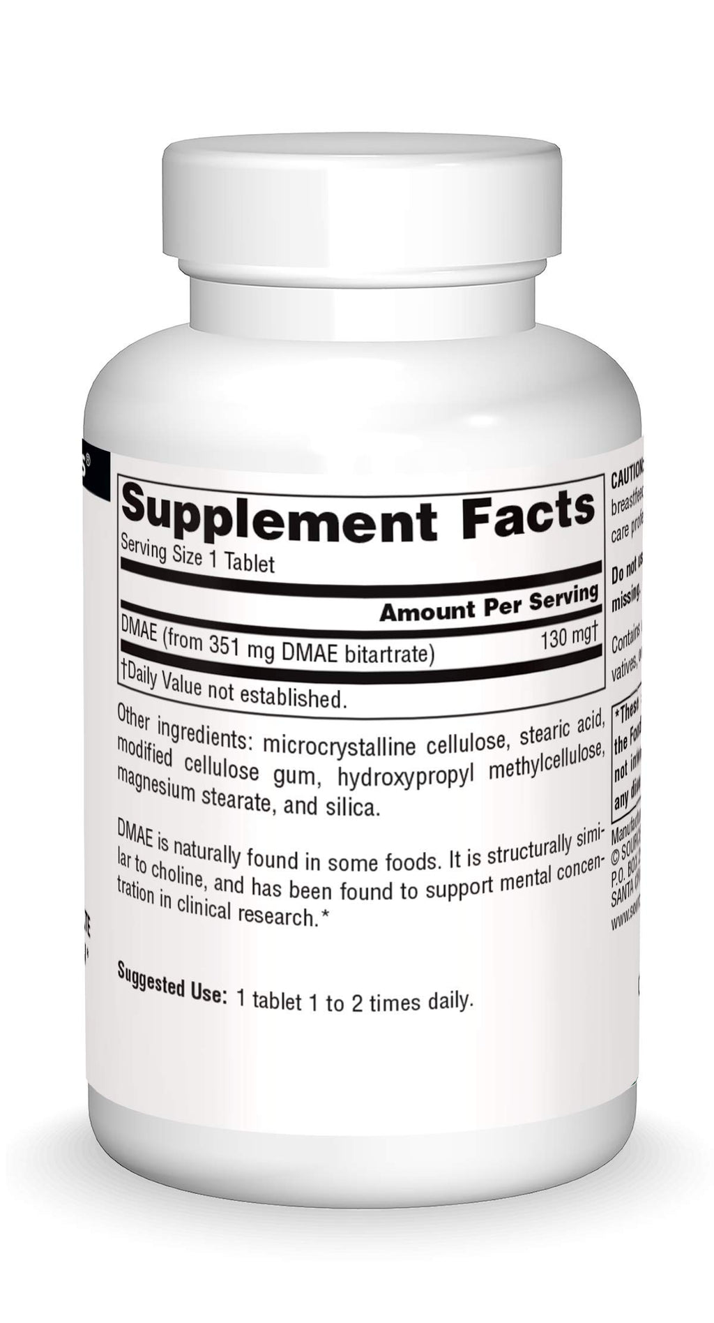 Source Naturals DMAE, 351mg
