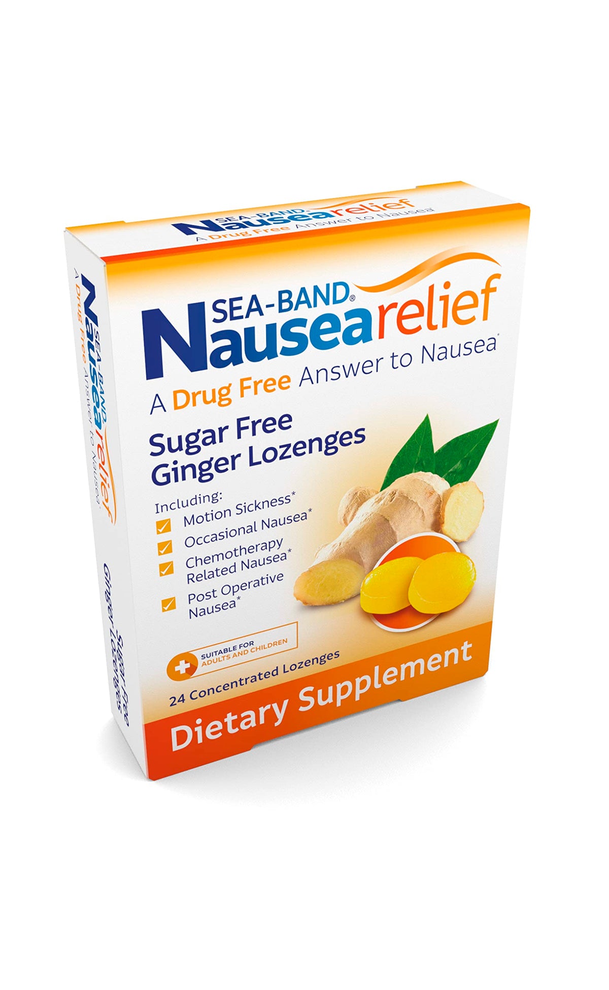 Sea-Band Ginger Travel Lozenges for Motion Sickness - 24 Count - image 3