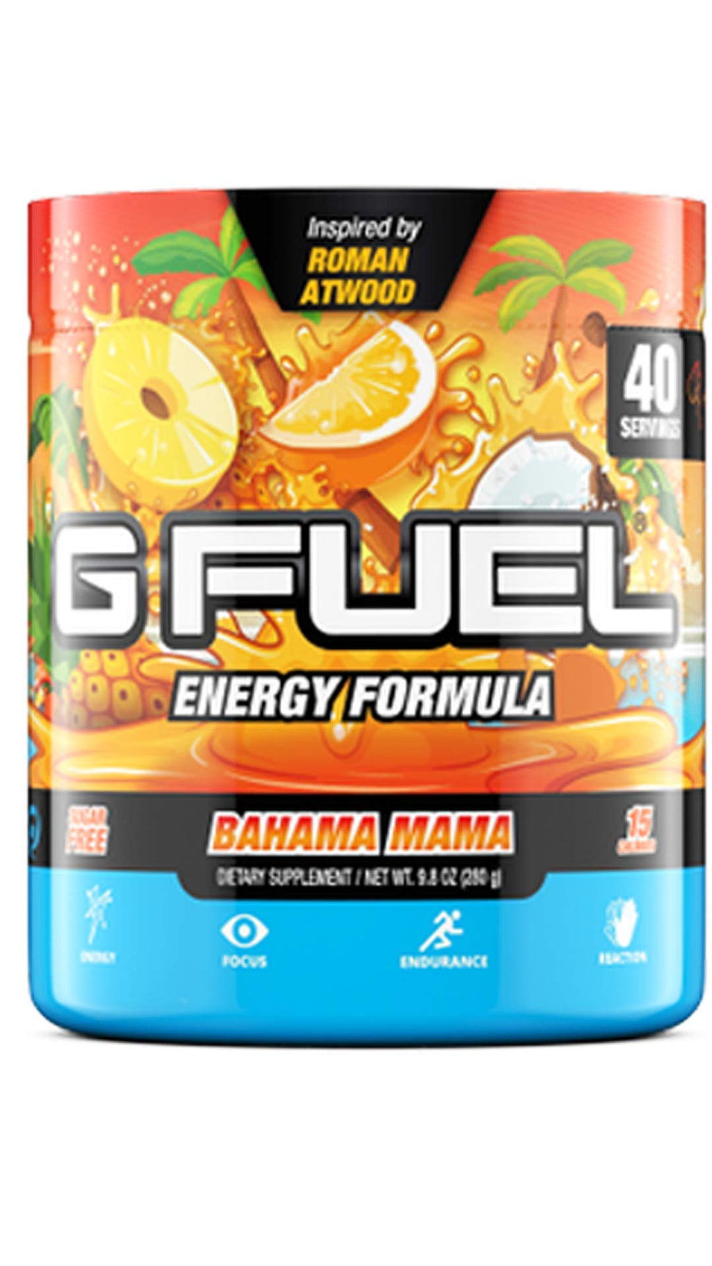 G Fuel Bahama Mama Energy Drink Powder - 40 Servings