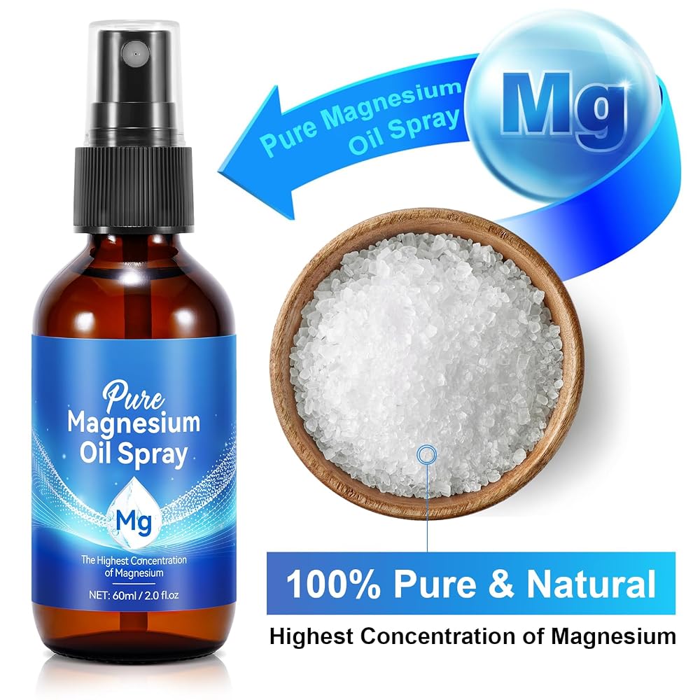 NVXNMSD Magnesium Oil Spray for Feet & Sleep - 4.04 Fl Oz - image 3