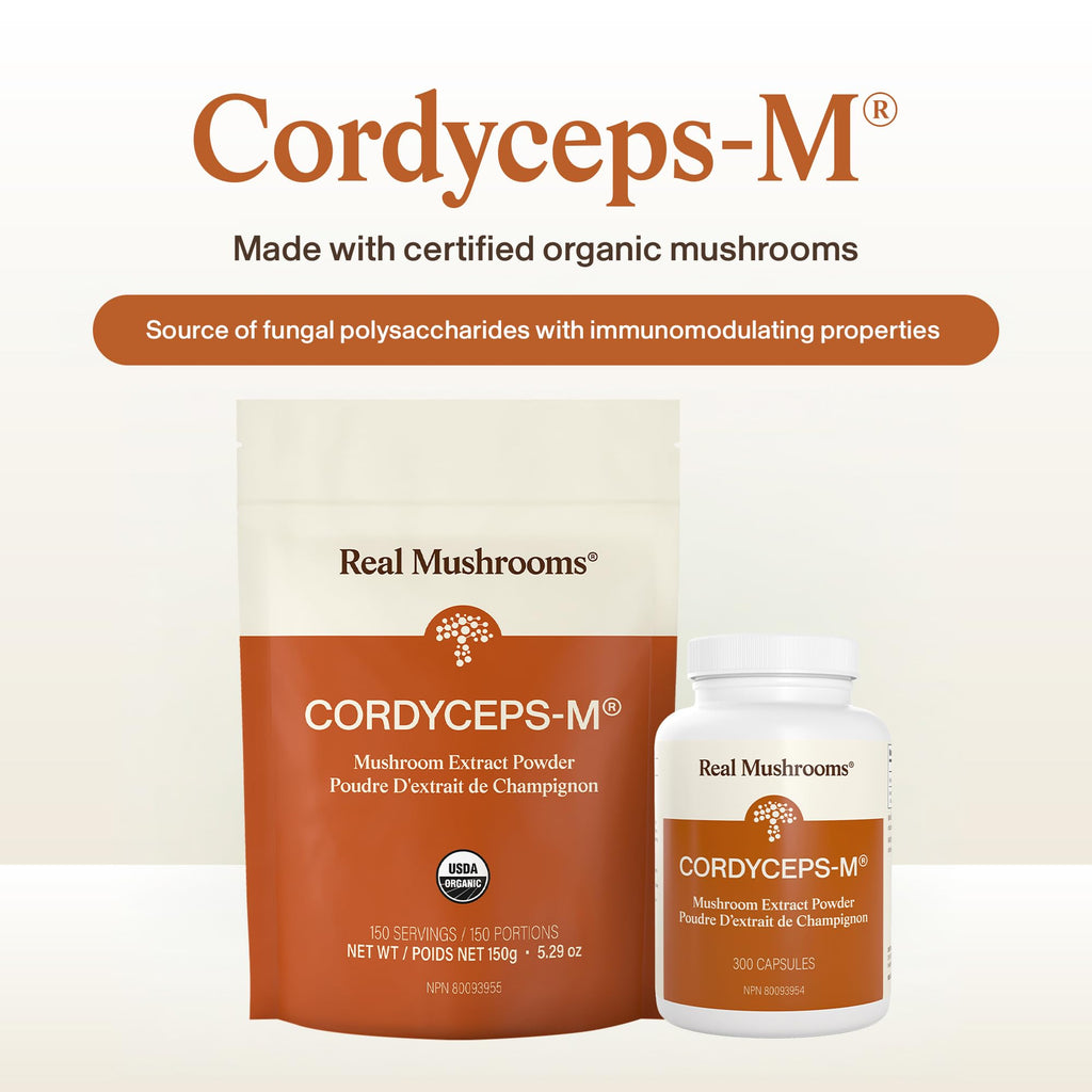 Real Mushrooms Organic Cordyceps Powder for Performance - 150 Servings - image 2