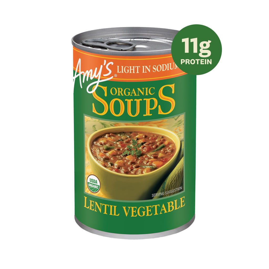 Amy's Organic Light in Sodium Lentil Vegetable Soup - 12 Pack - image 3