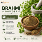 mGanna 100% Pure Brahmi Powder - 100g - image 4