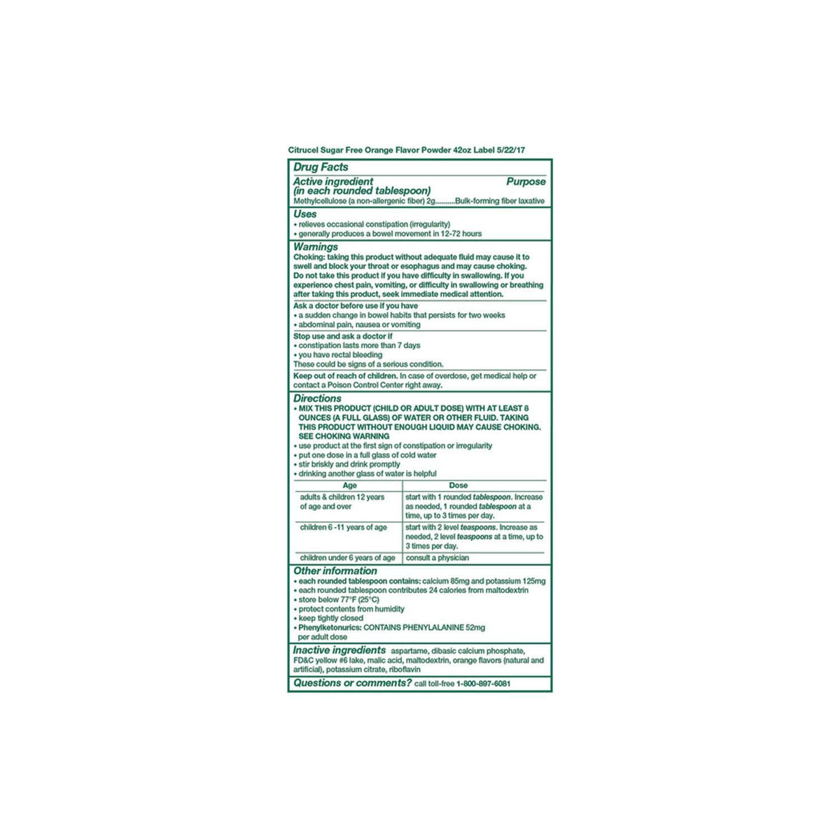 Citrucel Fiber Therapy for Regularity 500 mg - 240 Caplets - image 2
