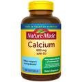 Nature Made Calcium 600 mg with Vitamin D3 - 100 Softgels
