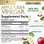 Nature's Peak Apple Cider Vinegar 1877mg Per Serving - Vitamin D3