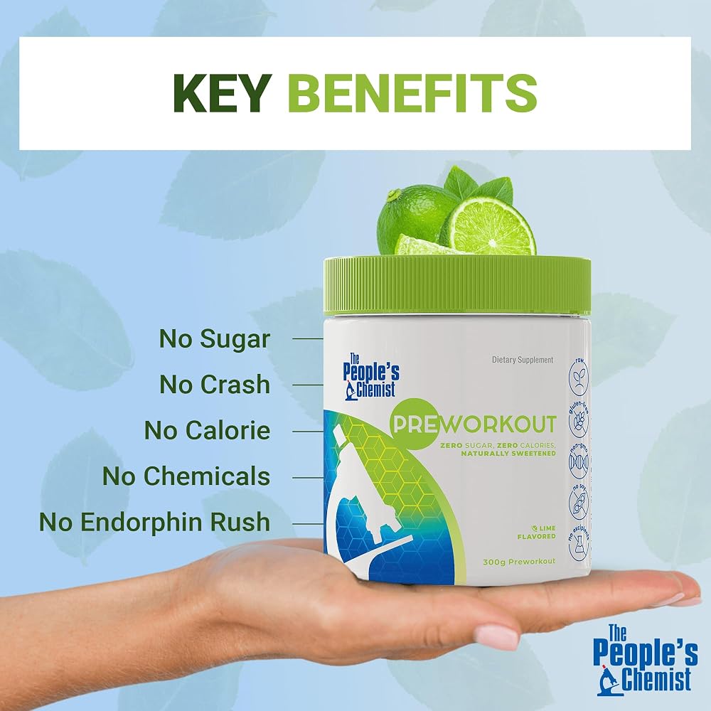 People's Chemist The Pre-Workout Powder Lime - 10.58 oz - image 6