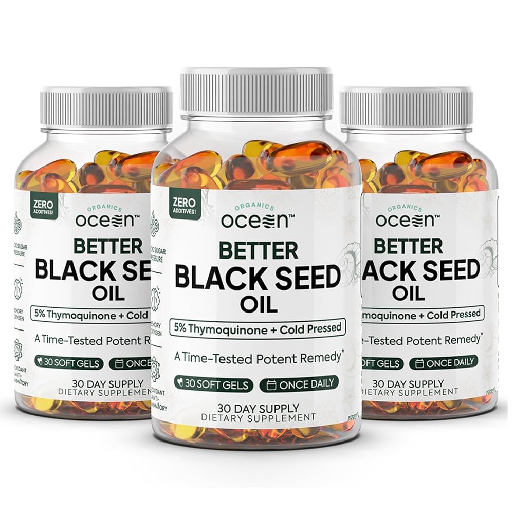 Organics Ocean Better Black Seed Oil Cold Pressed - Pure Nigella