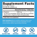 Doctor's Best L-Arginine Supplement - 120 Tablets - image 3