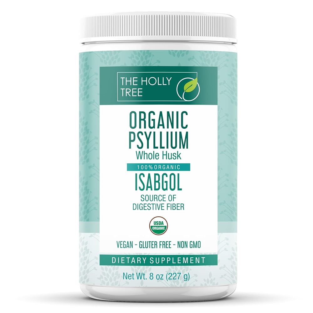 The Holly Tree Psyllium Husk Powder Organic - 8 oz