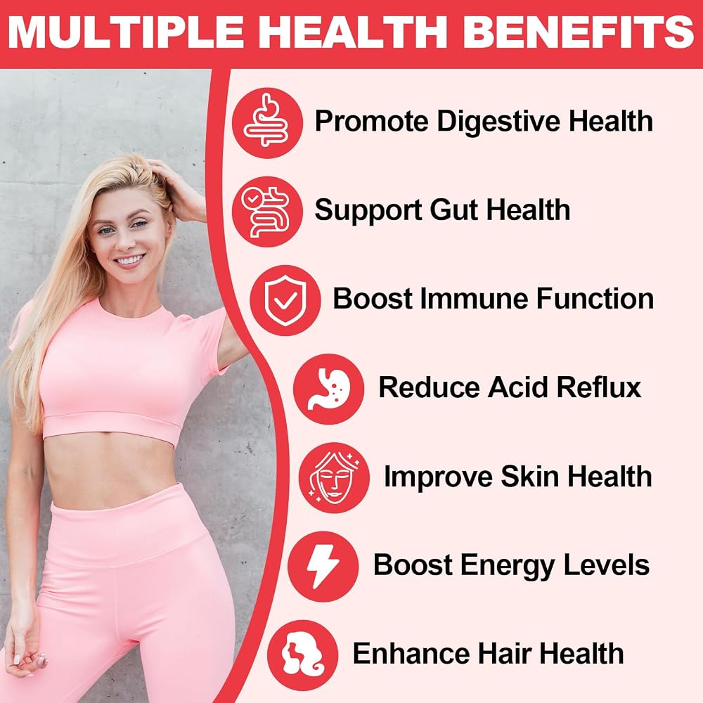 Yerhove Apple Cider Vinegar Capsules with Probiotics - 120 Count - image 4