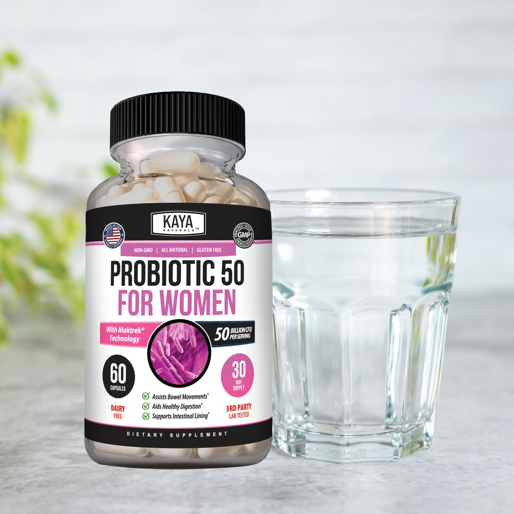 Kaya Naturals Womens Probiotic 50 Billion CFU