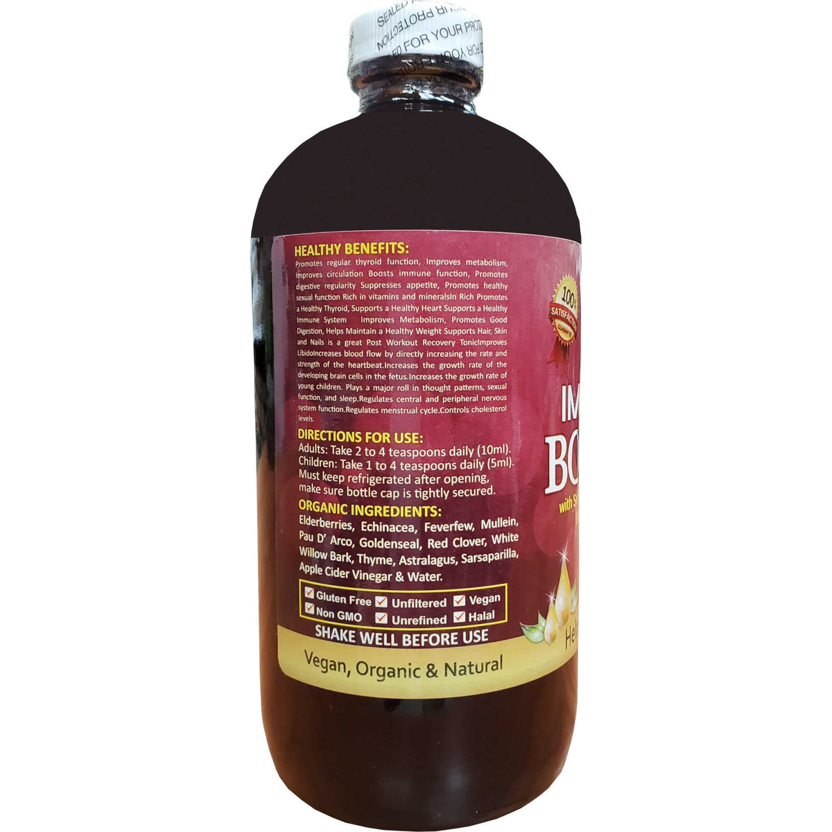Essential Palace Organic Immunity Booster with Sea Moss - 16 Fl Oz - image 2