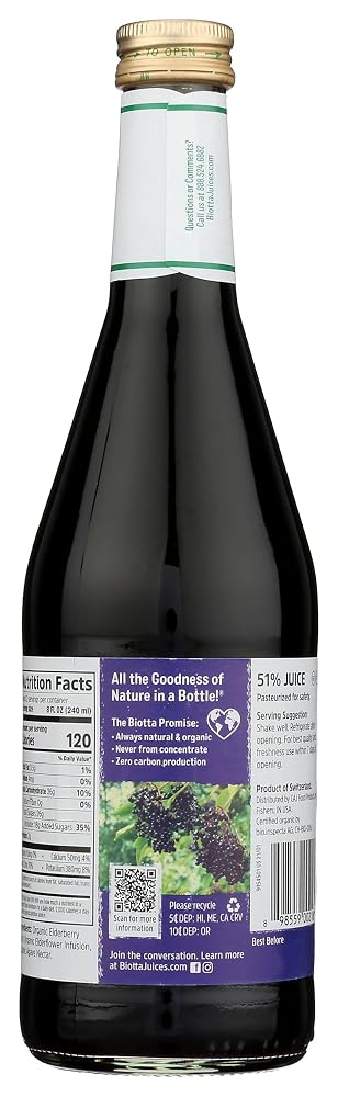 Biotta Organic Elderberry Juice - 16.9 Fl Oz - image 2