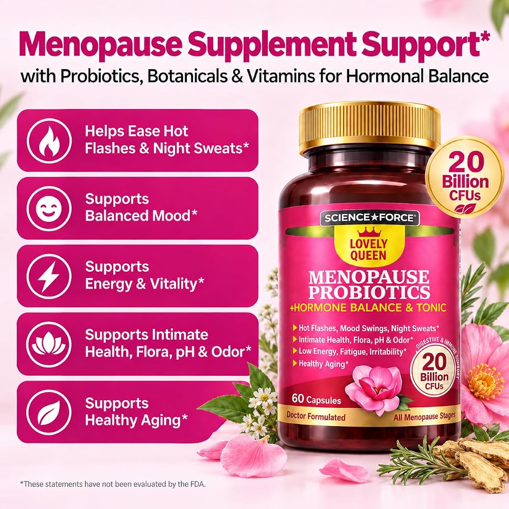 SCIENCE FORCE Lovely Queen Menopause Supplement - 60 Capsules - image 7