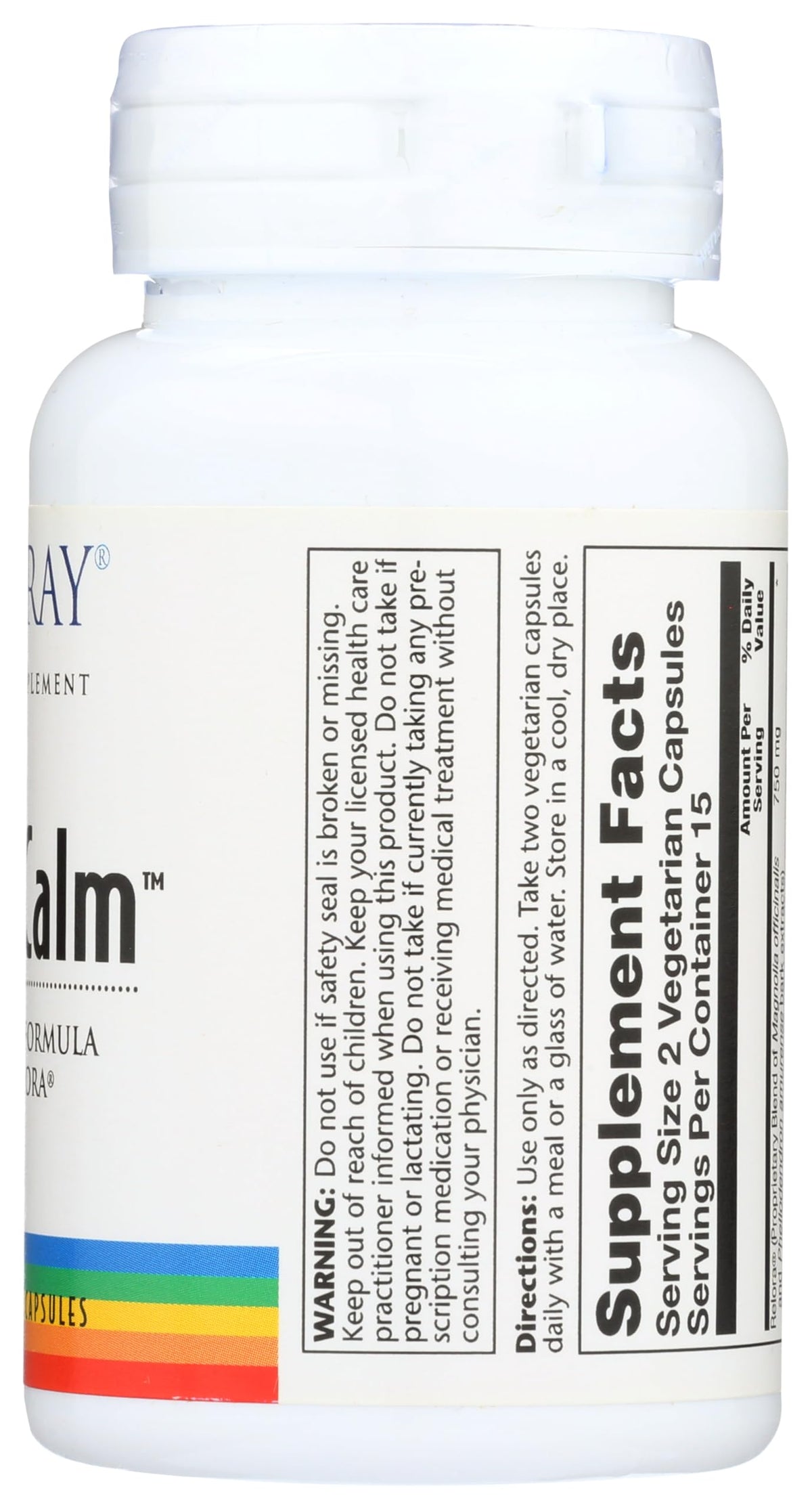 Solaray Total Calm Vegetarian Capsules - 30 Count - image 5