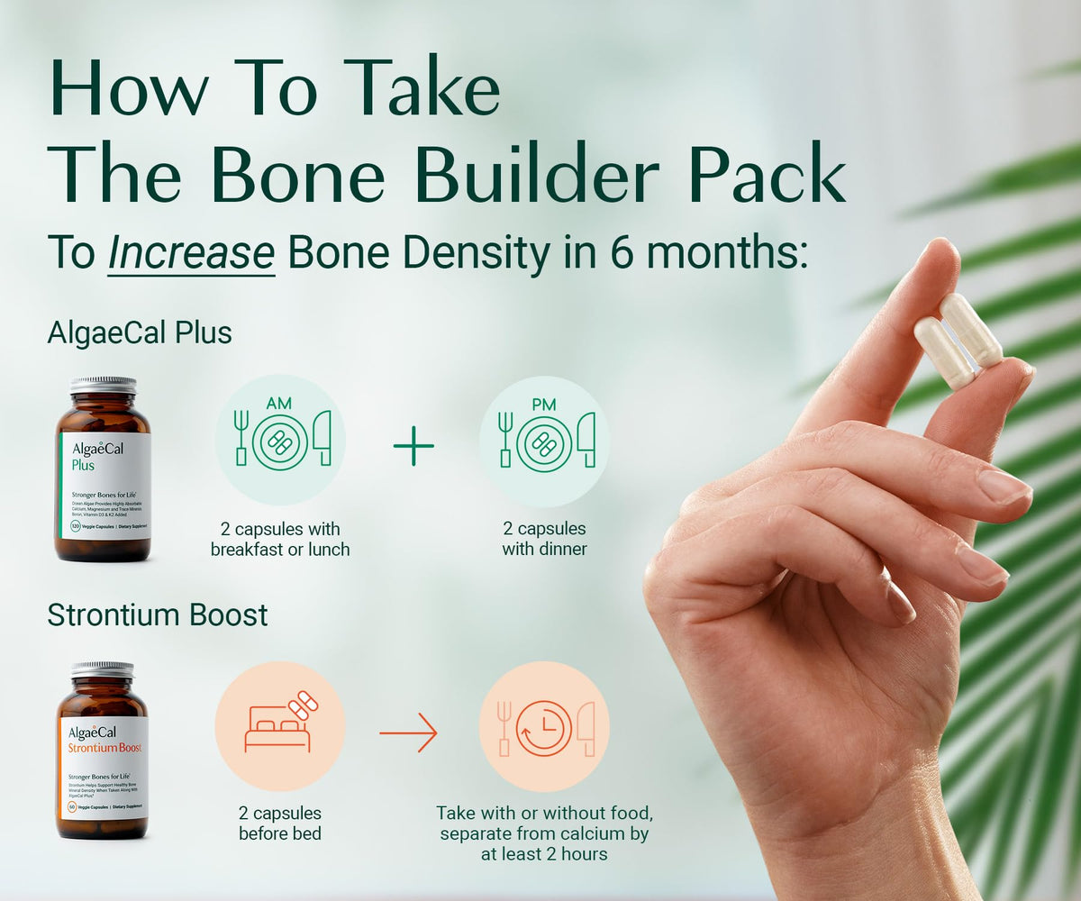 ALGAECAL Bone Builder Pack - Plant Based Calcium Supplement