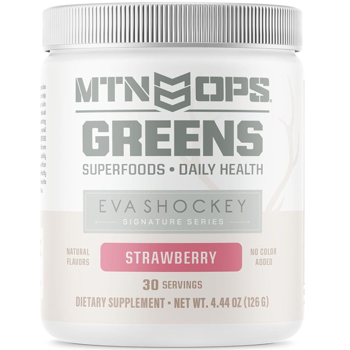 MTN OPS Daily Greens Superfood Powder Strawberry - 30 Servings