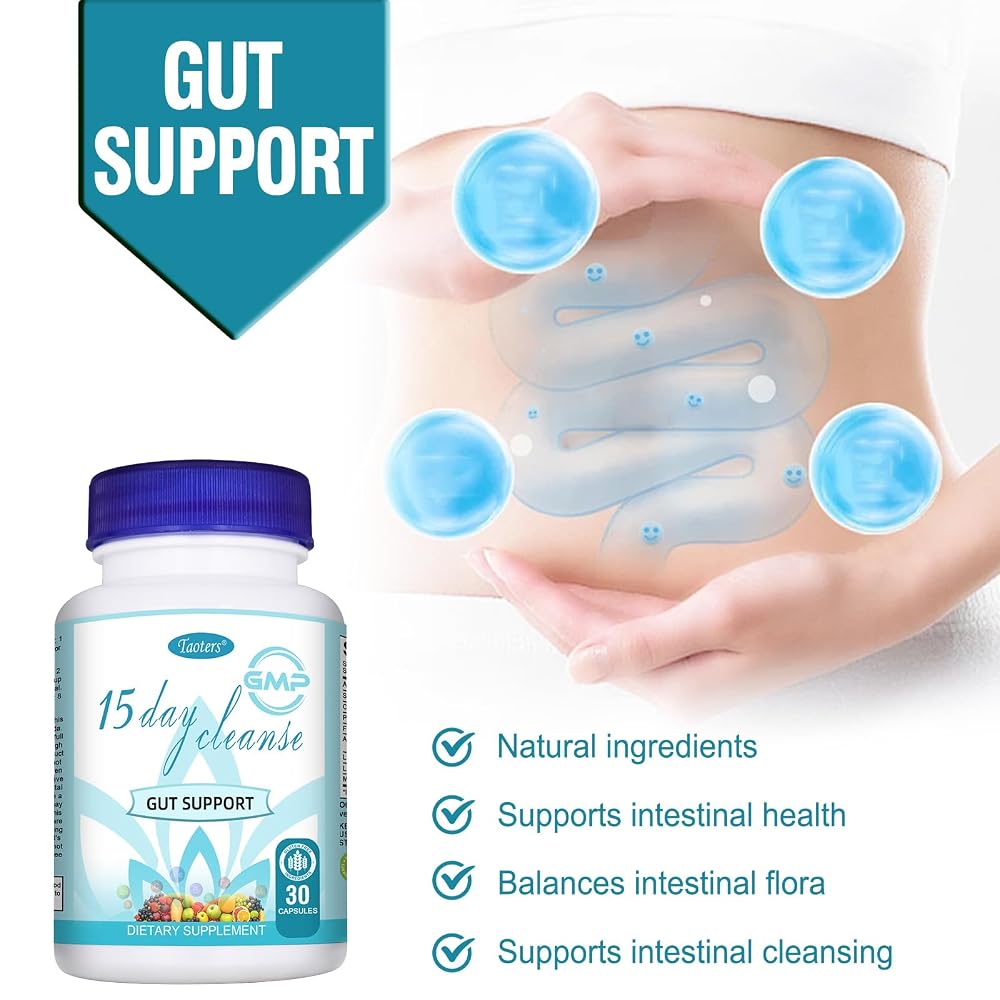 TAOTERS 15 Day Cleanse Gut Support 1 Pack