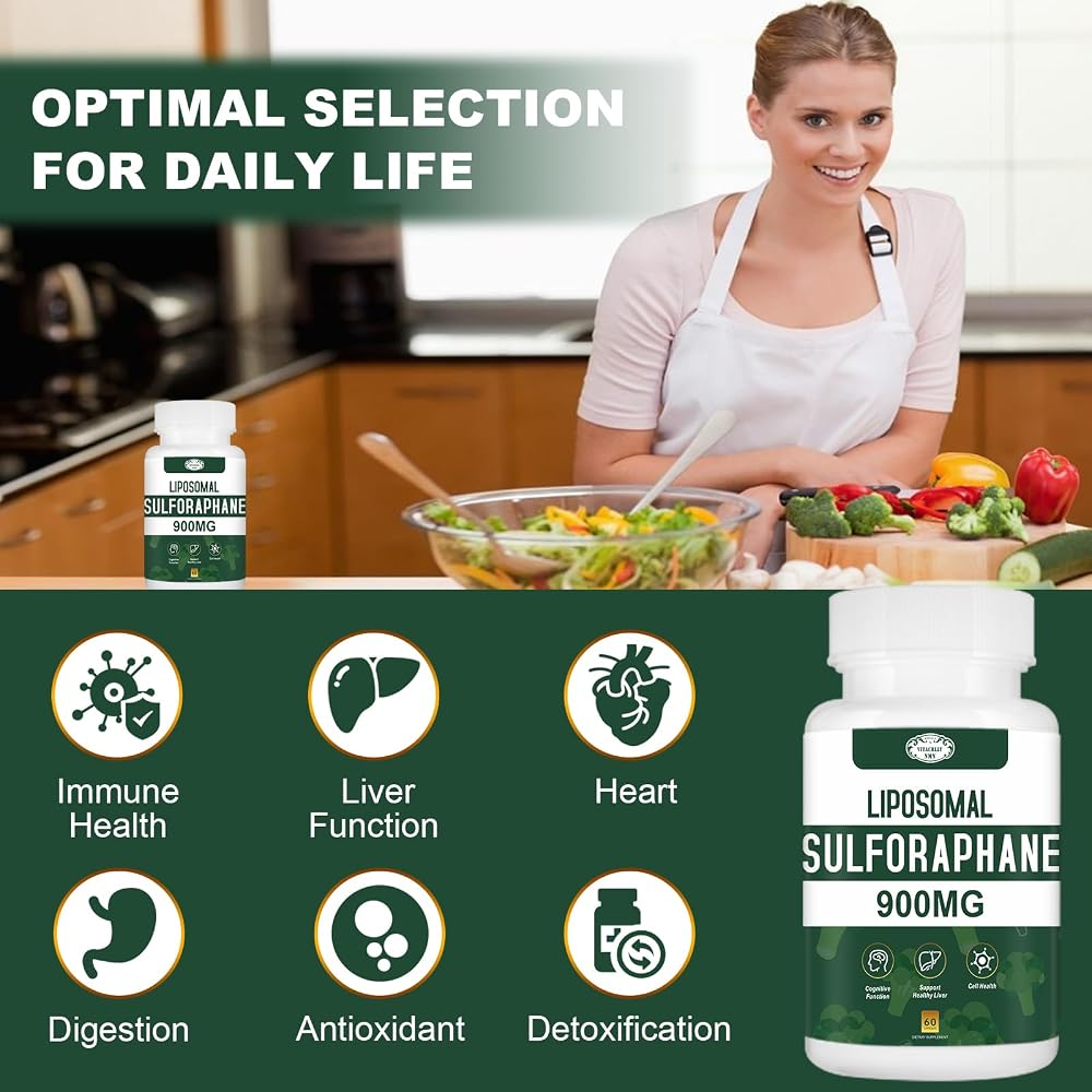 VITACRLLYNMN Liposomal Sulforaphane 900mg - 60 Capsules - image 4