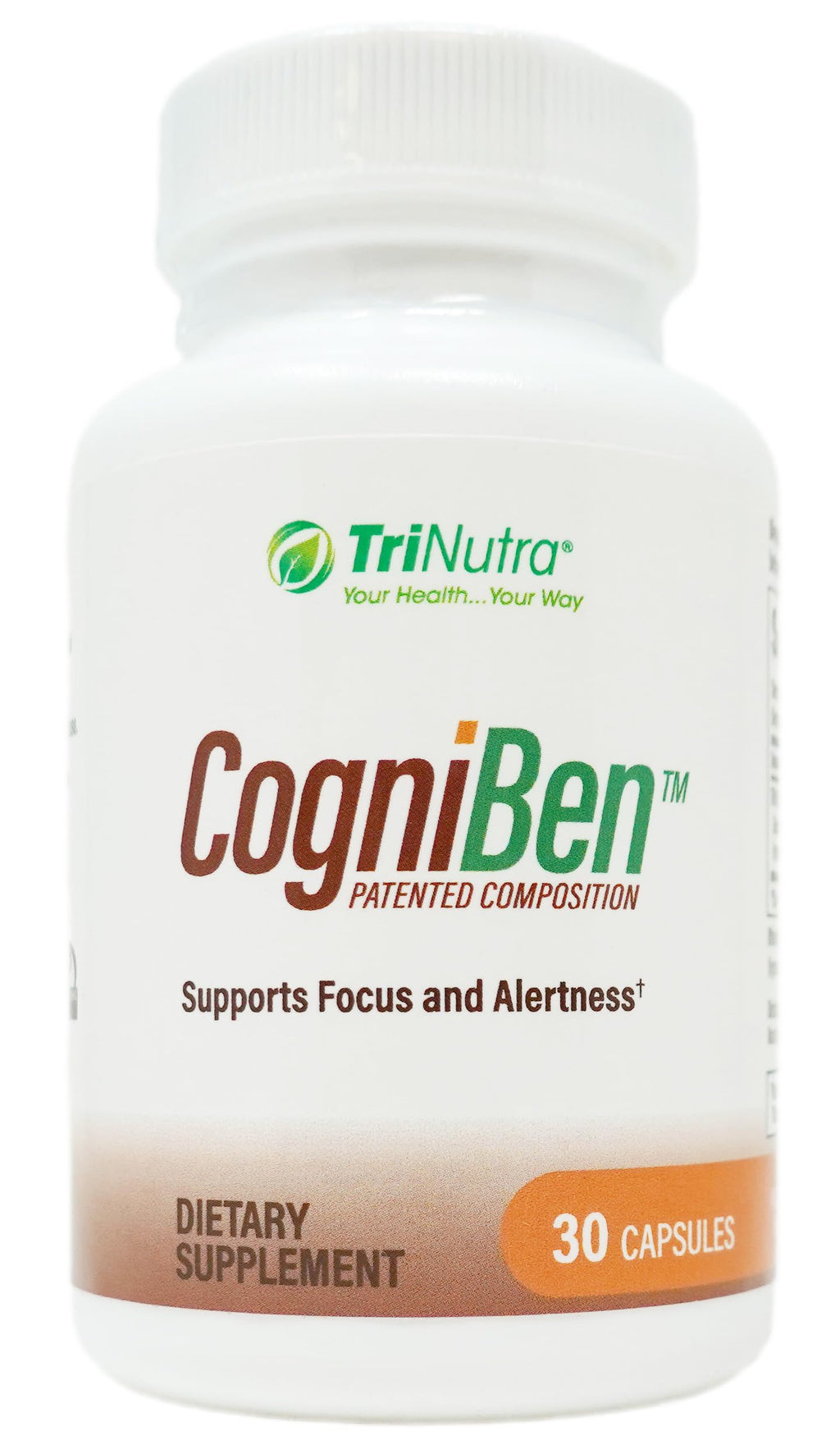 Tri Nutra CogniBen Cognitive Support - 30 Capsules