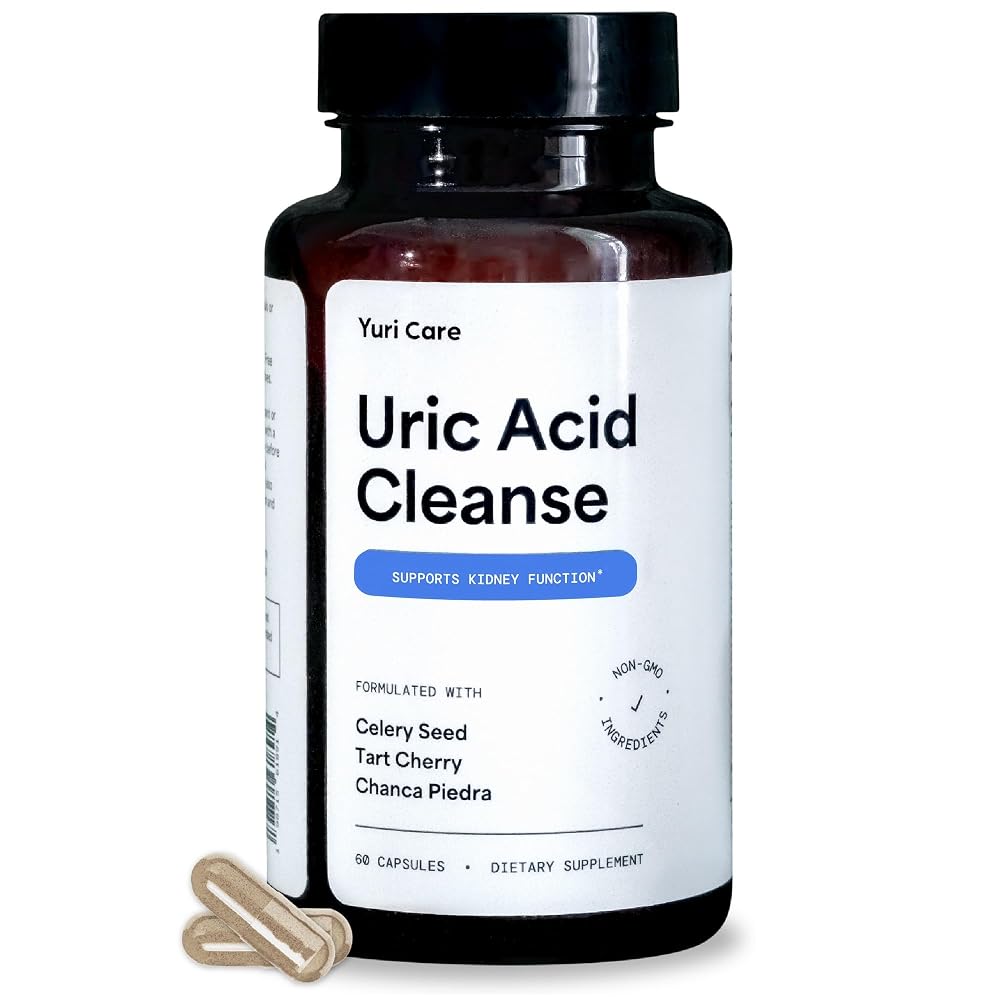 Yuri Care Uric Acid Support Capsules with Celery Seed & Tart Cherry