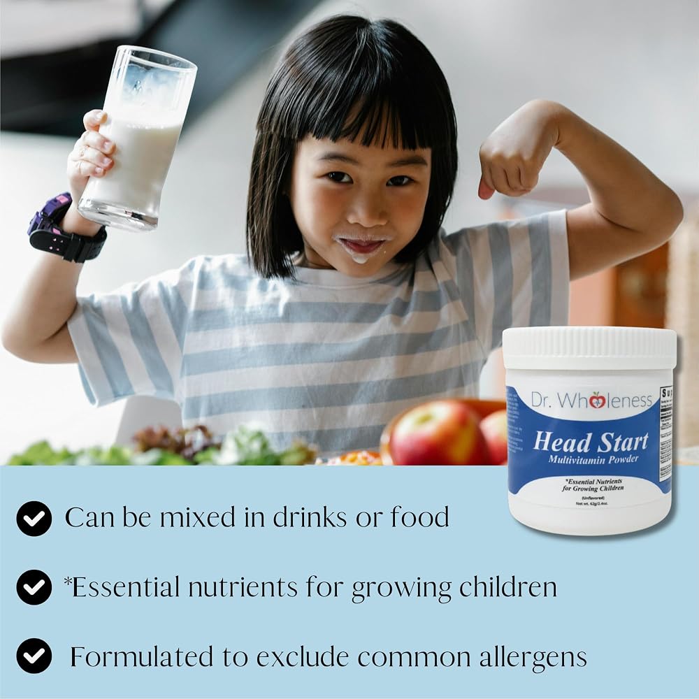 Dr. Wholeness Head Start Multivitamin Powder - 60 Servings - image 5