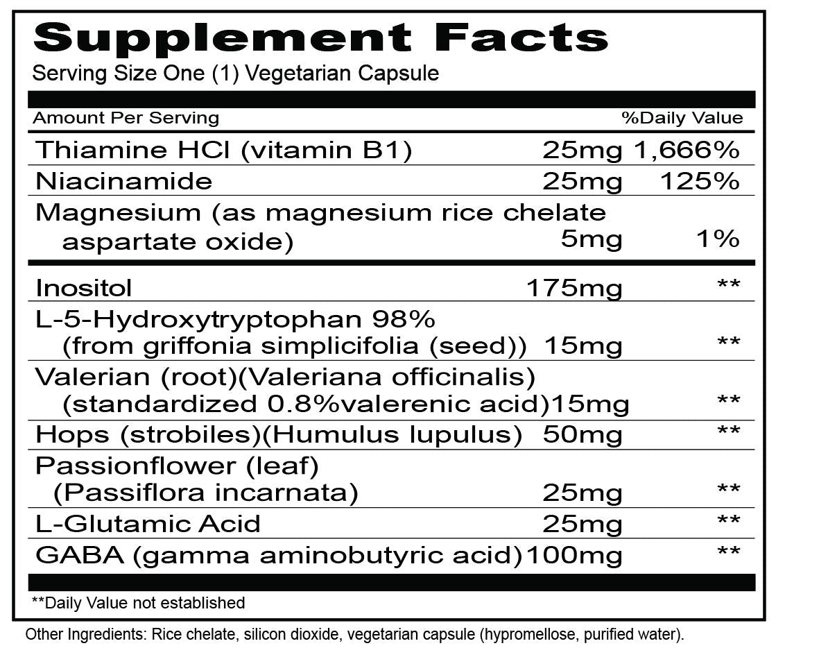 Priority One 5-HTP with GABA - 90 Vegetarian Capsules - image 2