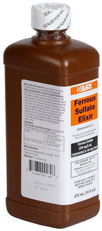 Ferrous Sulfate Elixir 220mg/5mL Iron Supplement - 4 Pack - image 2