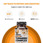 UMZU Turmeric Curcumin Supplement Joint Support - 30 Day Supply - image 5