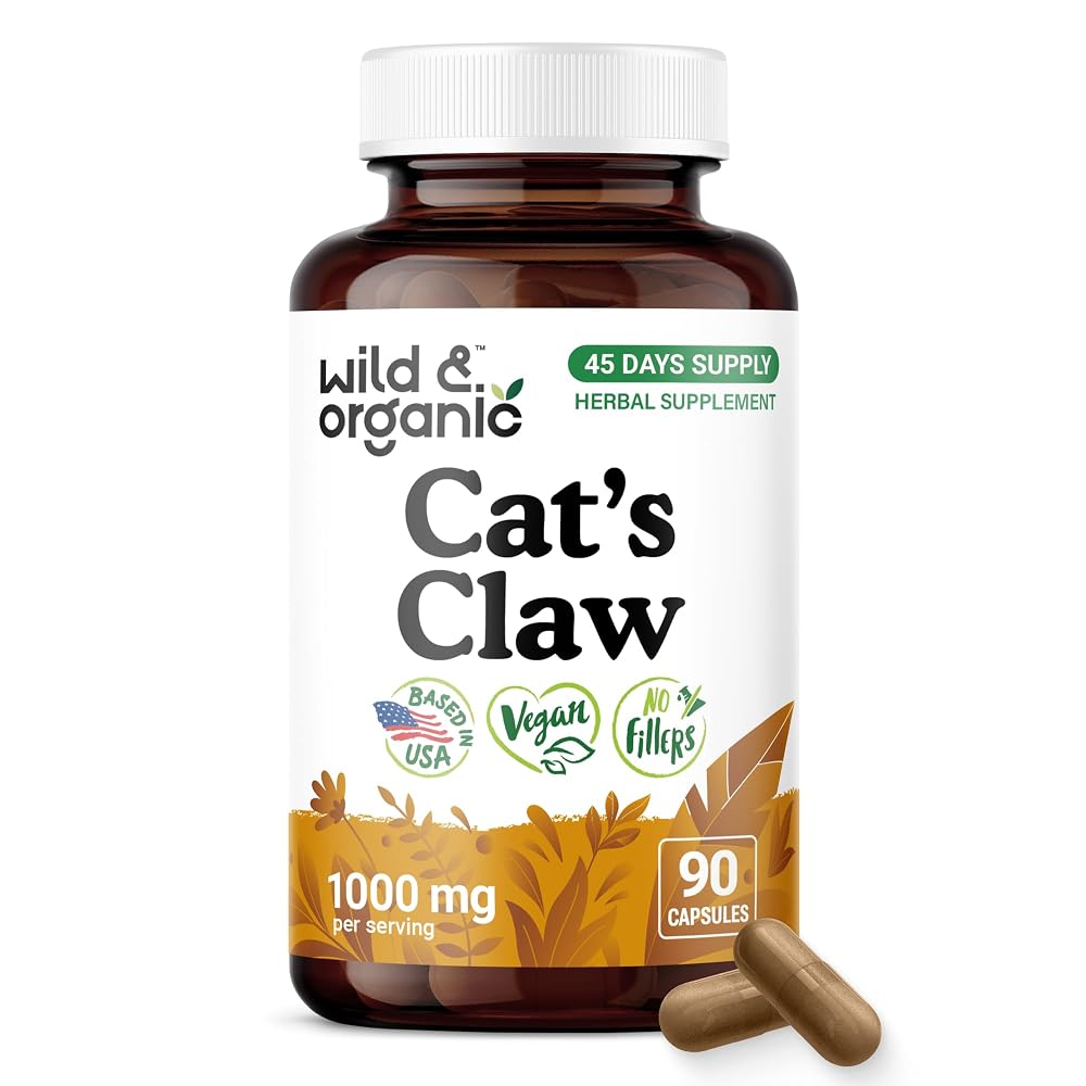 Wild & Organic Product Image Cat's Claw Herbal Supplement 1000 mg