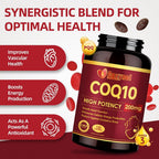 Cozynol CoQ10 200mg Softgels with PQQ & Omega-3 - 120 Count - image 3