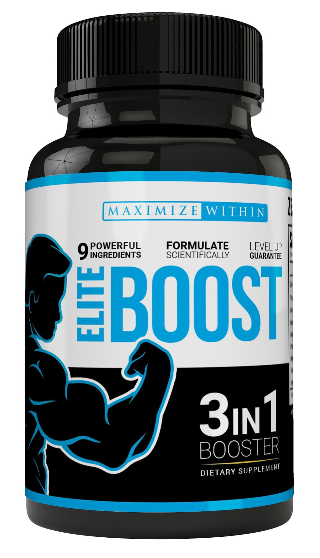 Maximum Slim Elite Boost 3 in 1 Testosterone Support - 120 Capsules