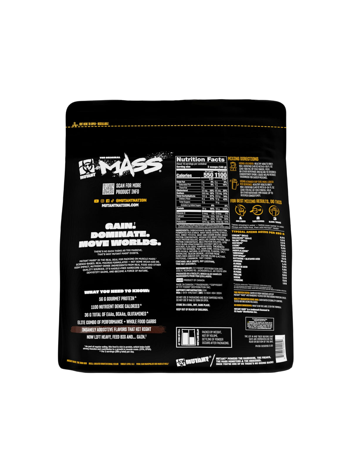 Mutant Mass Extreme Gainer