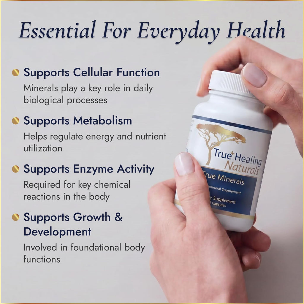 True Healing Naturals True Minerals Supplement - 90 Vegetarian Capsules - image 6