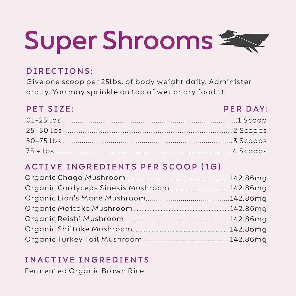 Super Snouts Super Shrooms Mushroom Immune Support Supplement - image 4