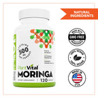 Plantvital Organic Moringa Capsules for Breastfeeding - 120 Capsules - image 3