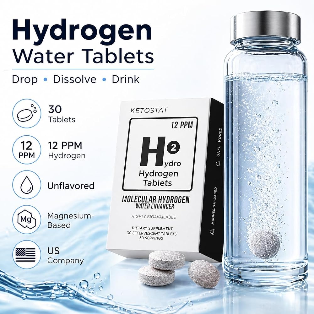 HYDRO Hydrogen Water Tablets - 30 Count - image 2