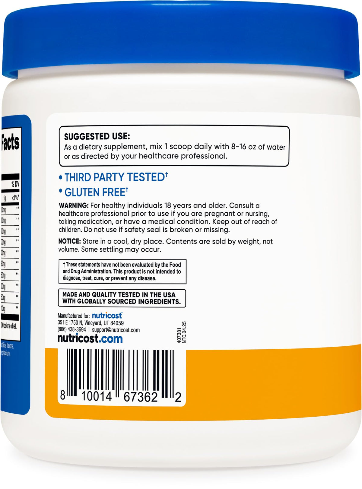 Nutricost NUTRITIONAL_SUPPLEMENT