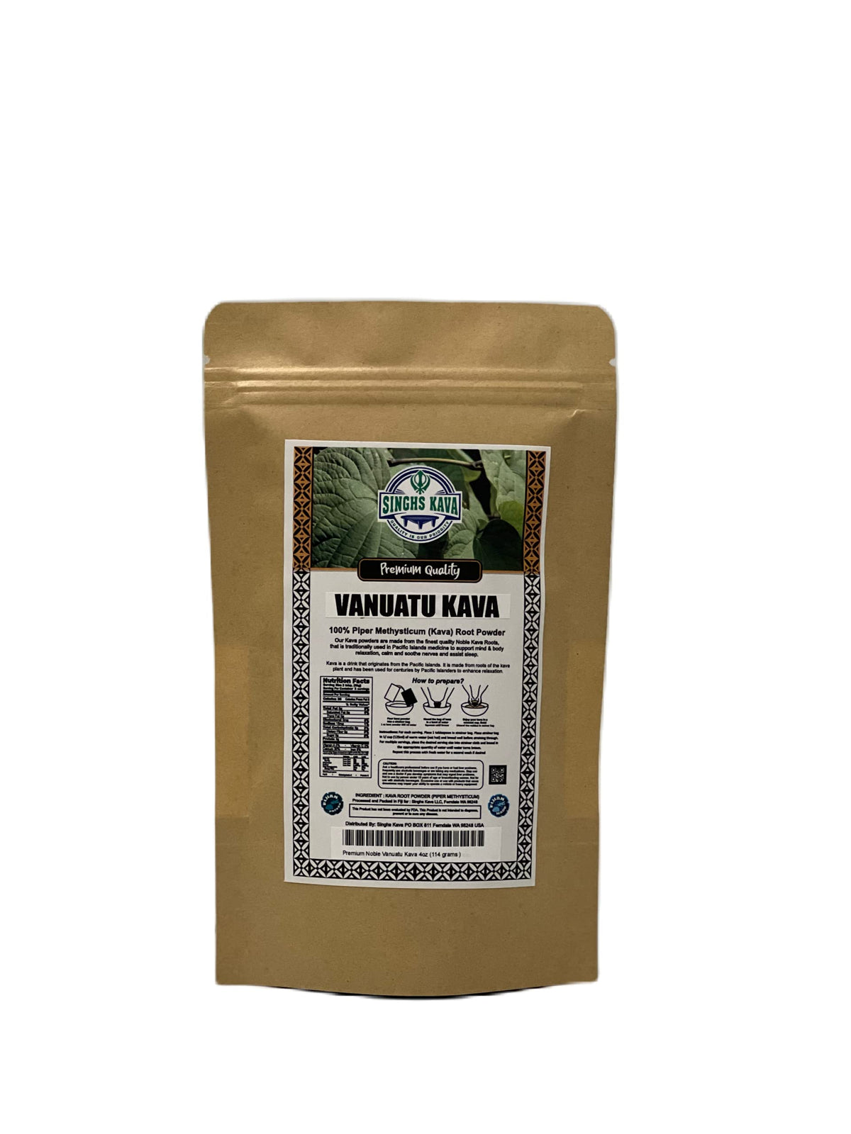SINGHS Premium Quality Vanuatu Kava Borongoru - 4 oz - image 2