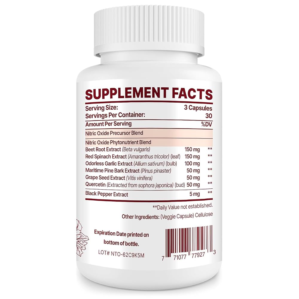 Zdoroviye Nitric Oxide Supplement for Men - 180 Capsules - image 4