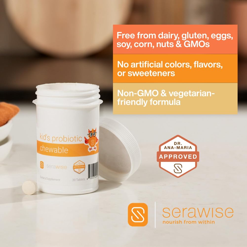 Serawise Kid's Probiotic Chewable by Dr. Ana Maria Temple - 30 Tablets - image 5
