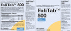 FoliTab 500 Controlled-Release Iron Supplement with Vitamin C - 30 Caplets - image 3